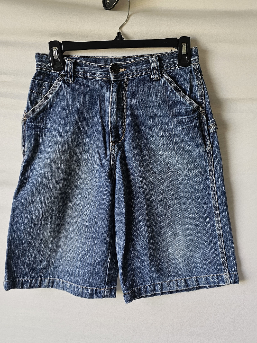 Canyon River Blues Carpenter Denim Shorts Size 14 - Adjustable Waist Blue Jean S